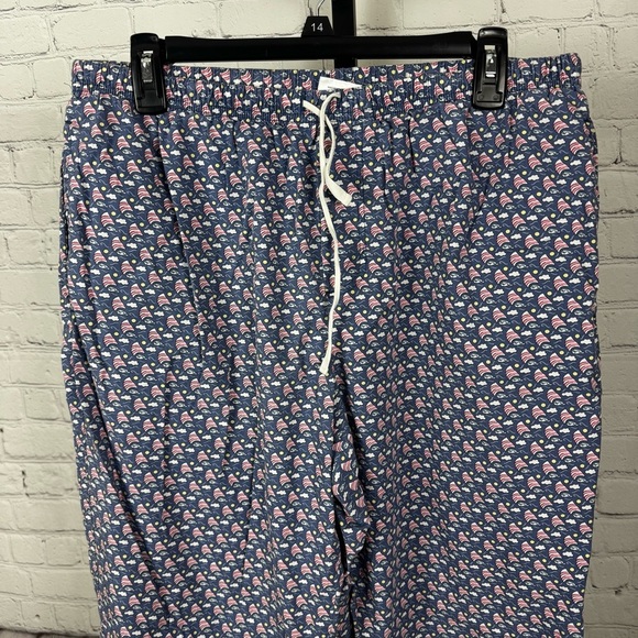Vineyard Vines Sailboat Pajamas Drawstring Pants Size Medium - Picture 2 of 5